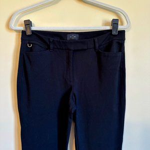 White House Black Market Ponte Slim Bootcut Pants - Black Size 4